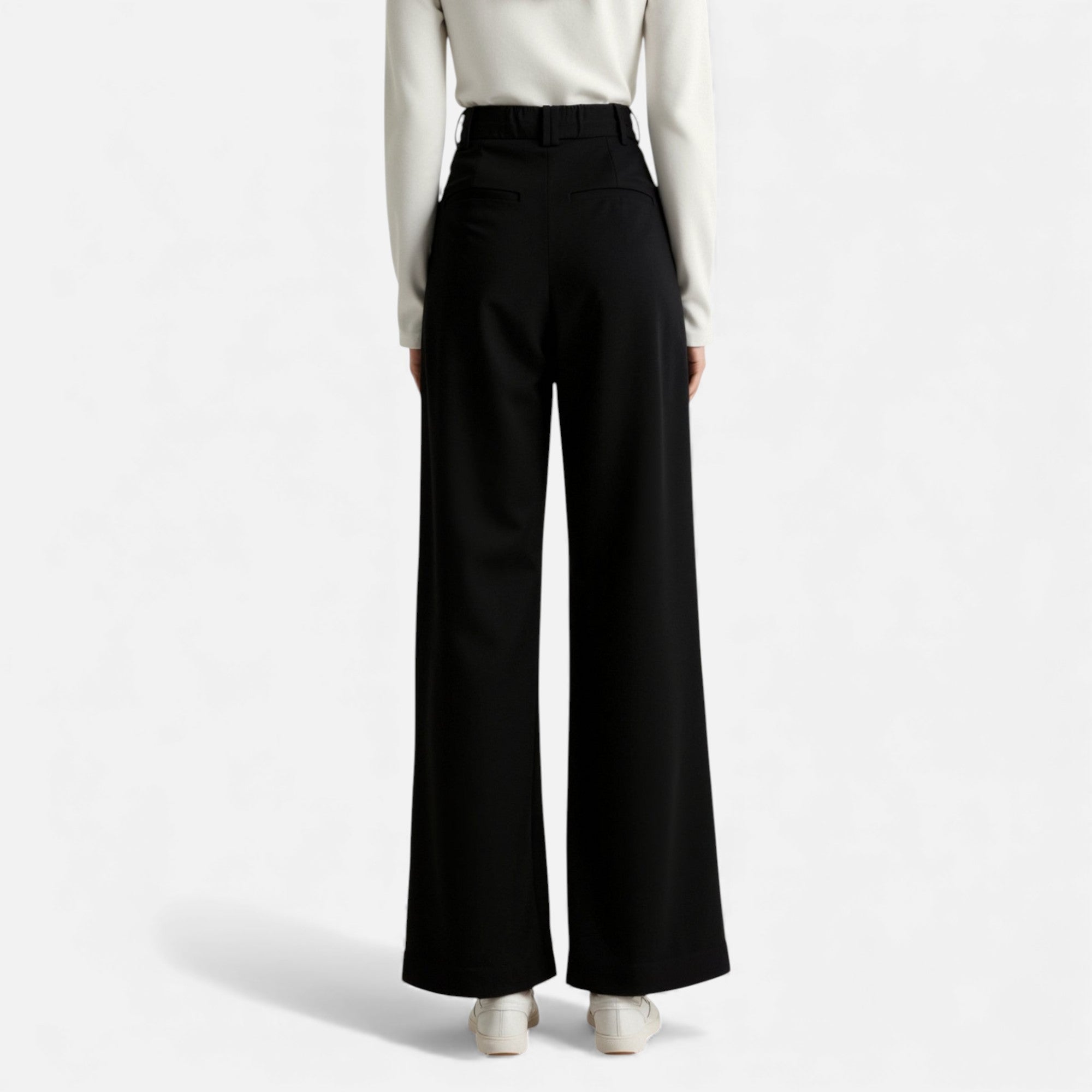 Lunéaya | Women’s Pleated Wide‑Leg Trousers