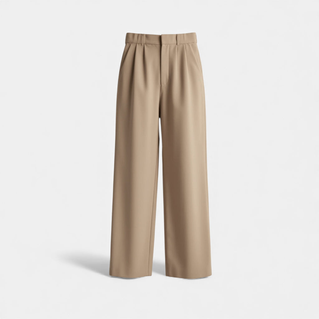 Lunéaya | Women’s Pleated Wide‑Leg Trousers