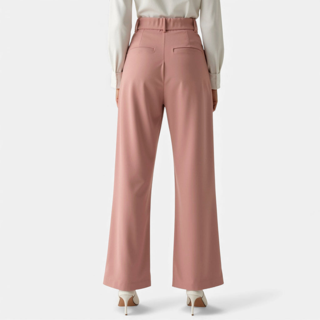 Lunéaya | Women’s Pleated Wide‑Leg Trousers