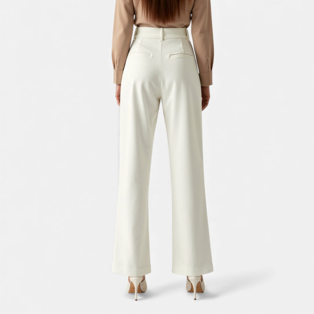 Lunéaya | Women’s Pleated Wide‑Leg Trousers