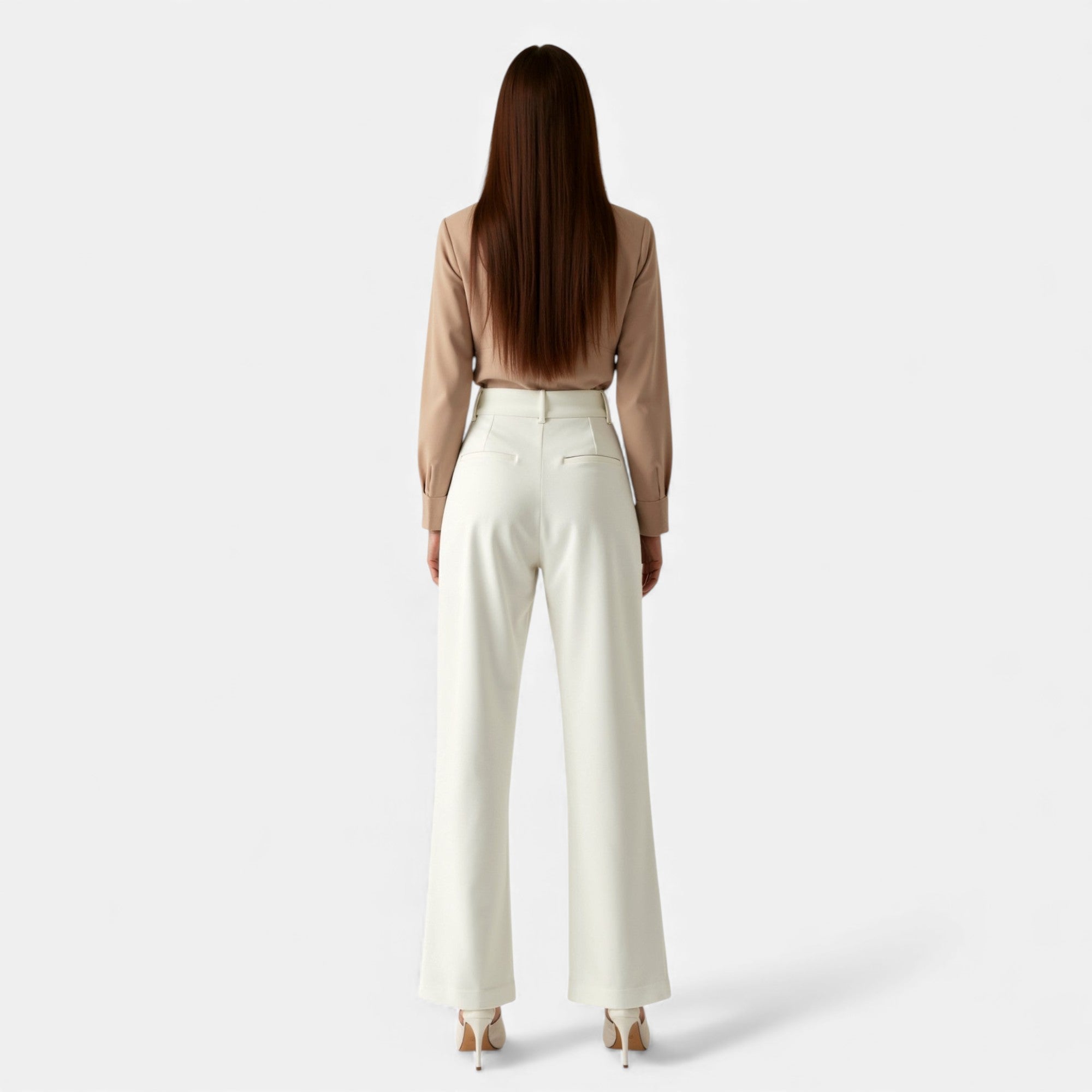 Lunéaya | Women’s Pleated Wide‑Leg Trousers