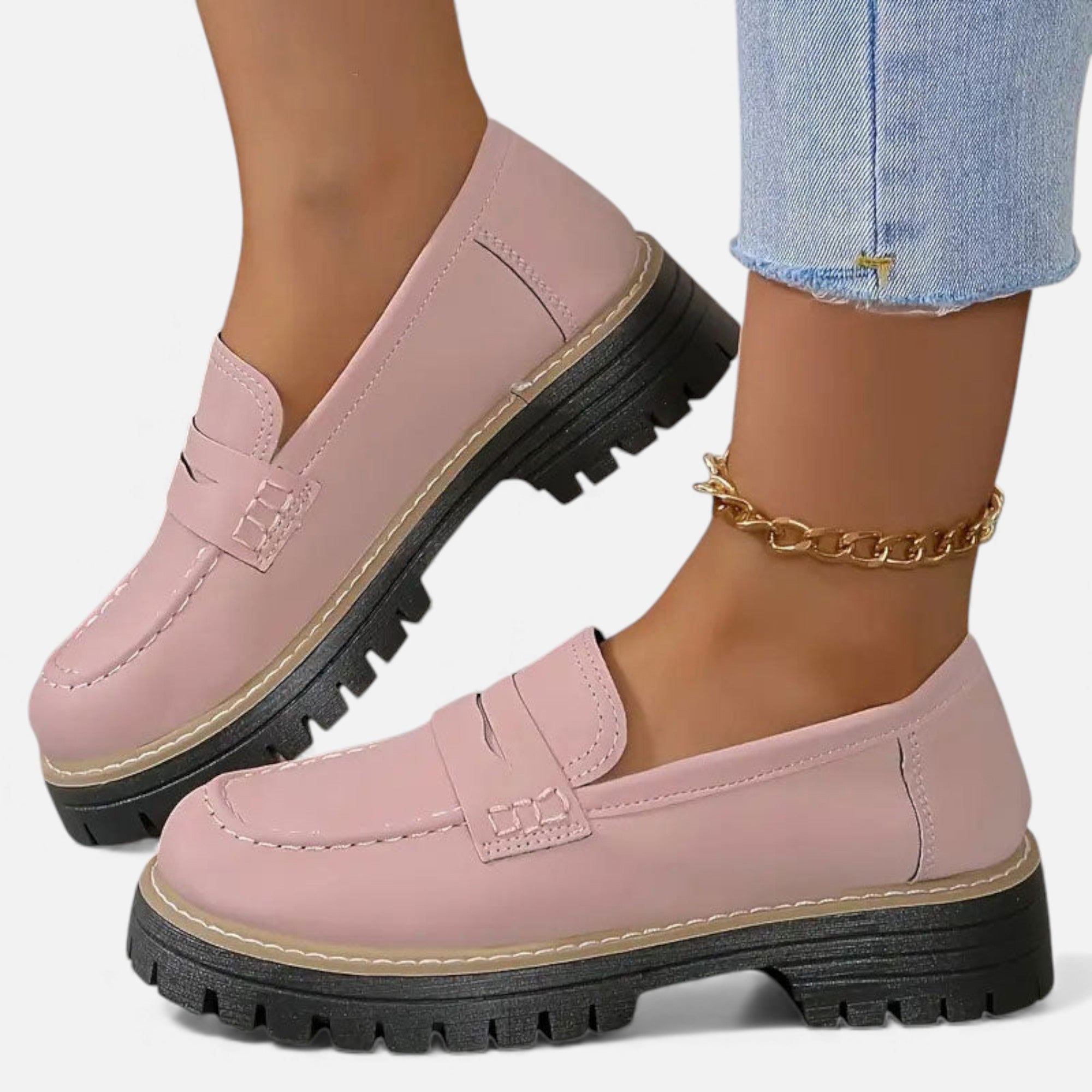 Lunéaya | Women’s Platform Penny Loafer